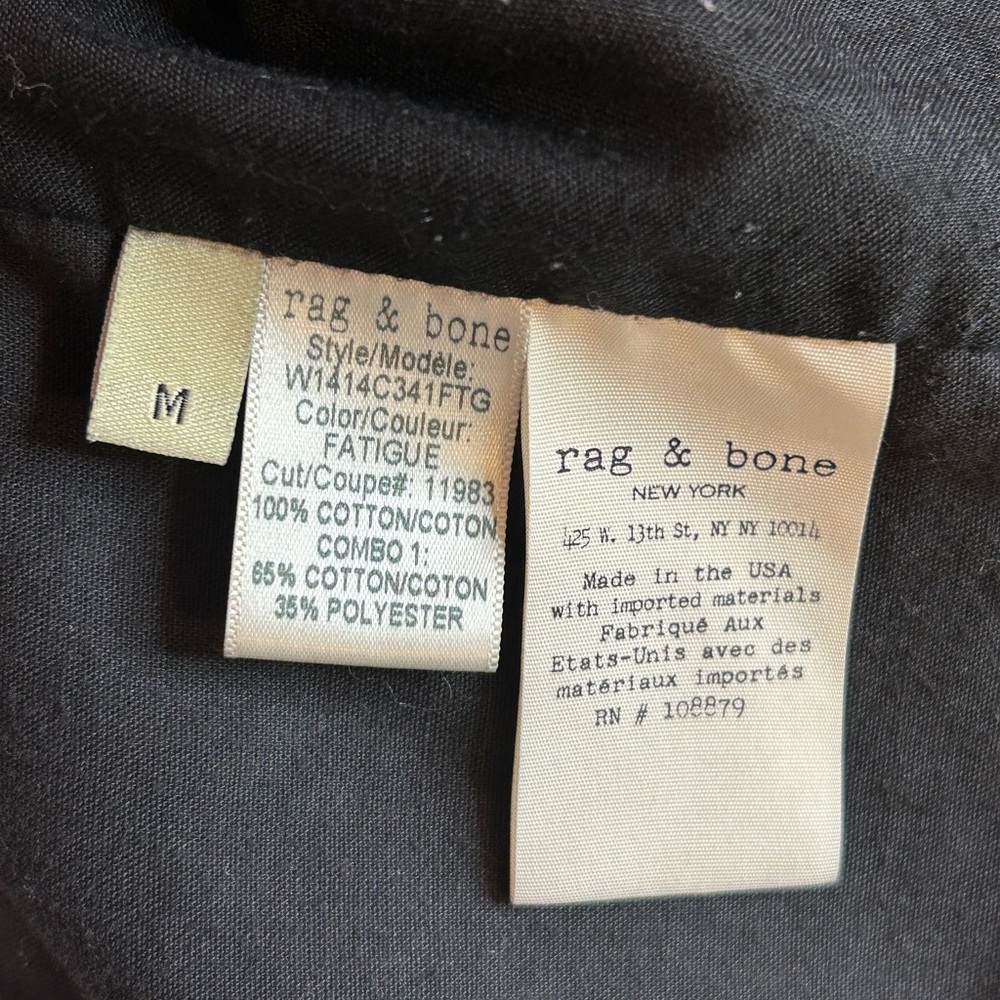 Rag & Bone M15 Military Jacket size medium army green - Picture 8 of 12